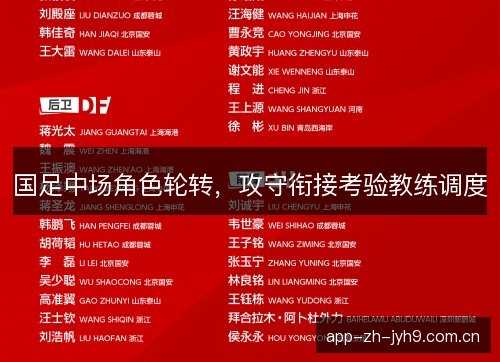 国足中场角色轮转，攻守衔接考验教练调度